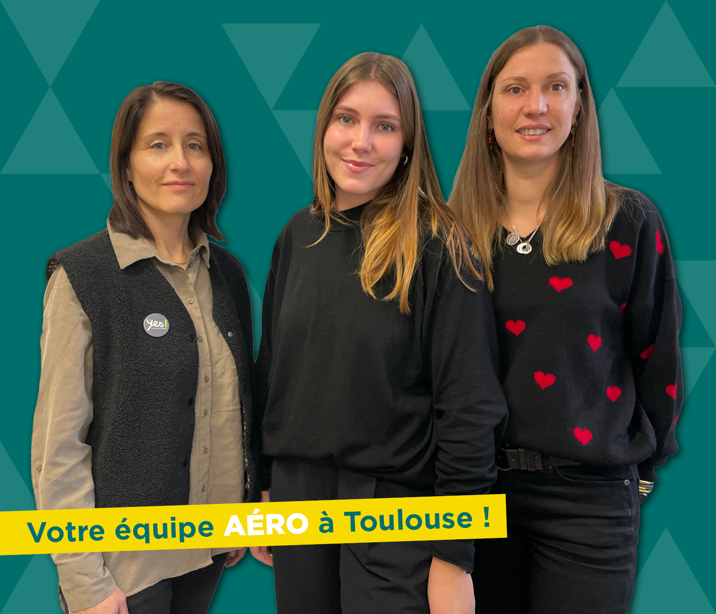 Photo d'équipe de notre agence aéronautique